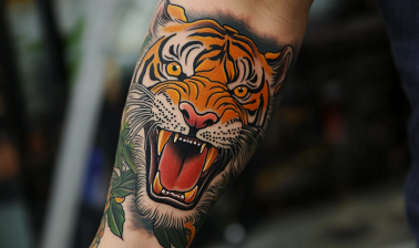 虎的纹身含义是什么？也介绍适合搭配的刺青组合！