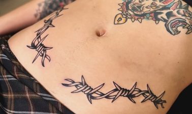 有刺鉄線のタトゥーの意味は？アメトラやハートなどのデザインも紹介！